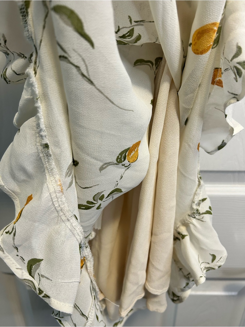 Reformation Christine Citron Mini Dress with Lemon Print - Picture 10 of 13